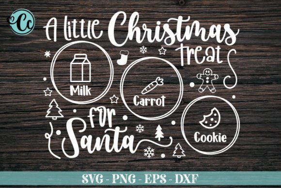 A Little Christmas Treat Tray Svg: Graphics for Crafts