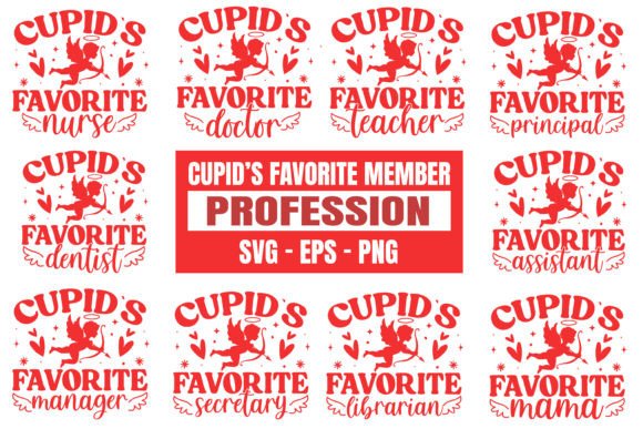 Cupid's Favorite Valentine SVG Bundle for Crafts & Graphics
