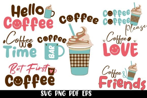 Funny Mug Graphics: Coffee SVG Bundle for Crafts