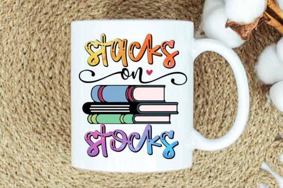 Stacks on Stocks Mug Sublimation Graphics for Crafts