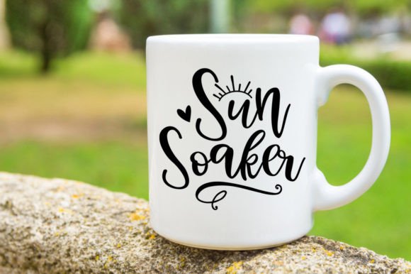 Sun Soaker Svg Mug: Graphics for Local Crafts Branding